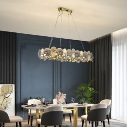 Europæisk glaslysekrone Creative Luxury Pendel Light
