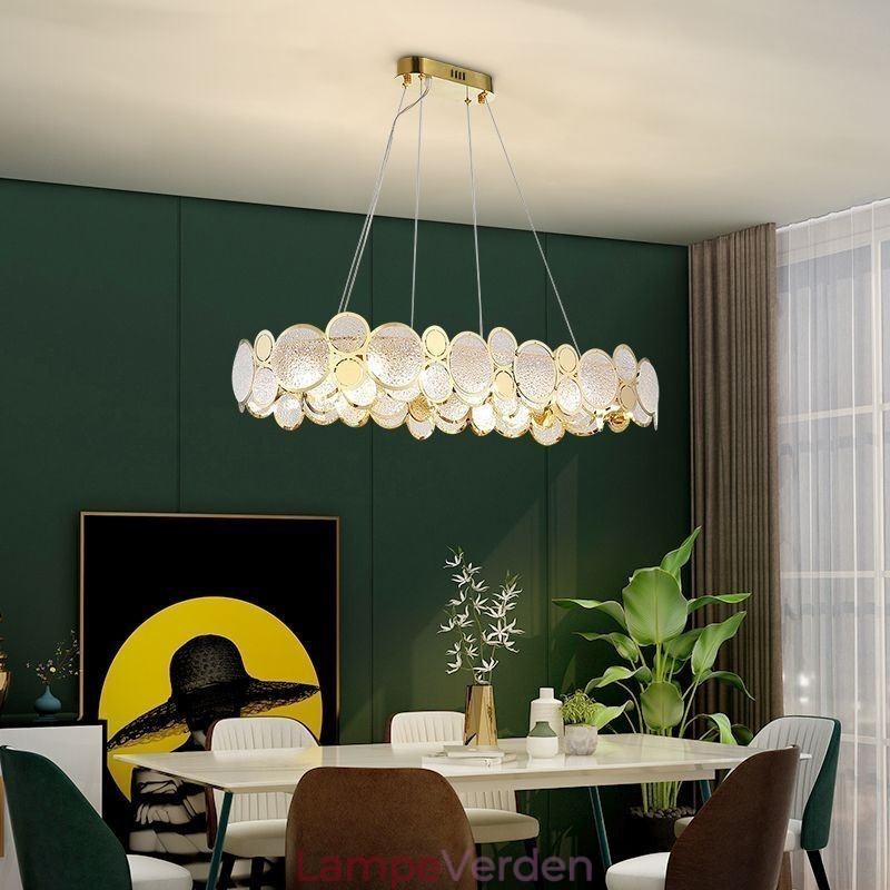 Europæisk glaslysekrone Creative Luxury Pendel Light