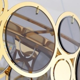 Europæisk glaslysekrone Creative Luxury Pendel Light