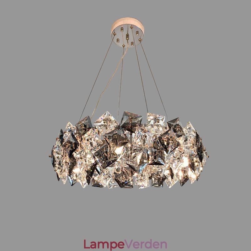 Lys luksus glas lysekrone Moderne Minimalistisk Pendel Living