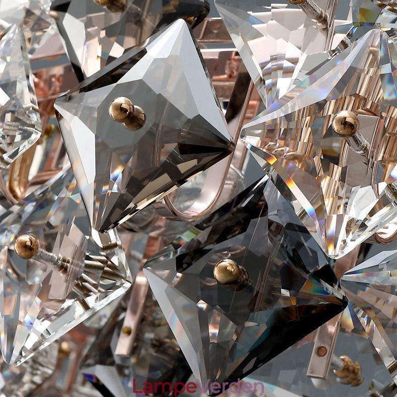 Lys luksus glas lysekrone Moderne Minimalistisk Pendel Living