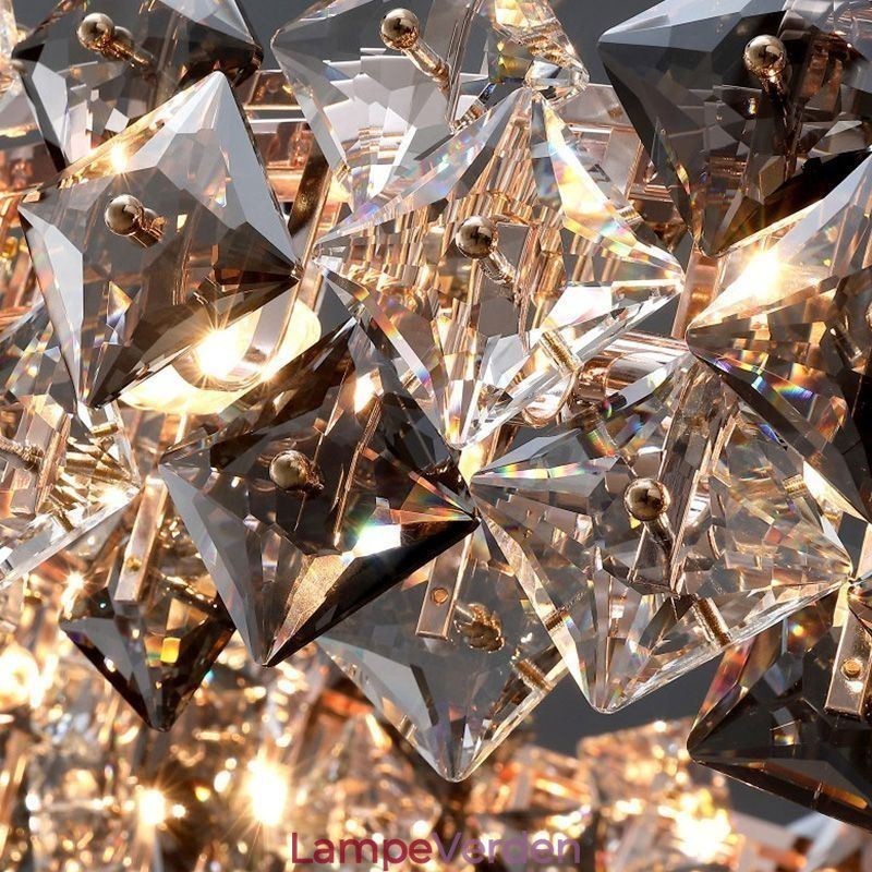 Lys luksus glas lysekrone Moderne Minimalistisk Pendel Living