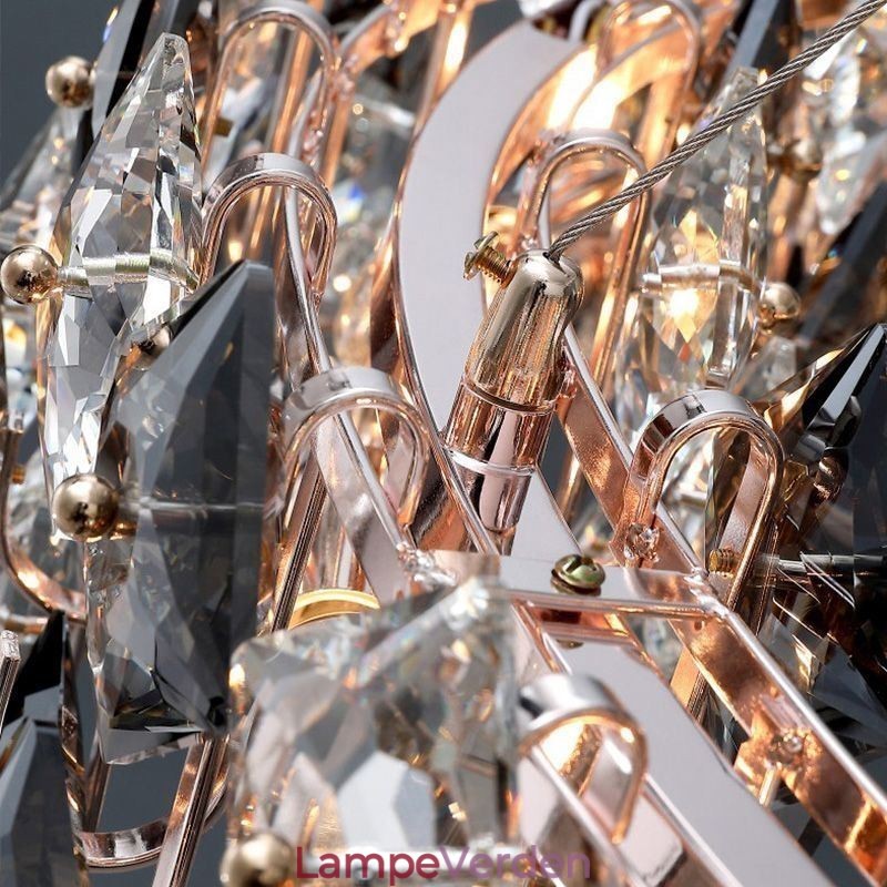 Lys luksus glas lysekrone Moderne Minimalistisk Pendel Living