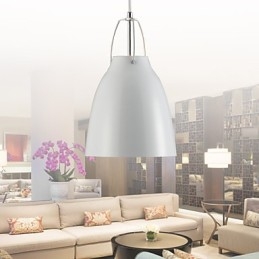 Moderne og sammentrukket droplight 1 lys Metal Pendel