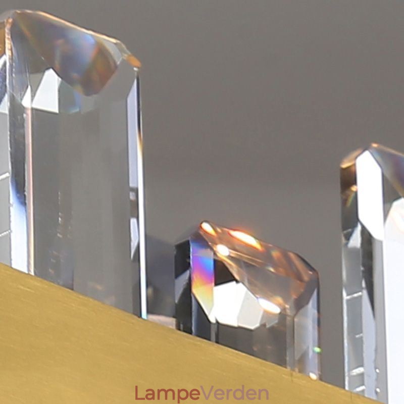 Lys luksus lysekronestolpe moderne glaspendel