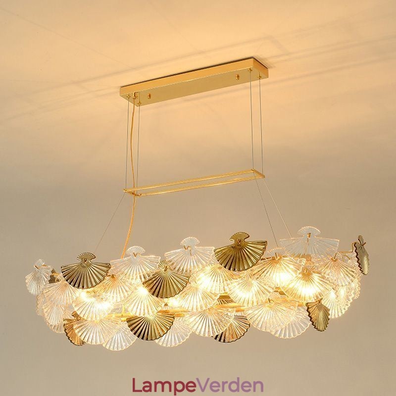 Europæisk glas pendant lys blæserformet kunst lysekrone