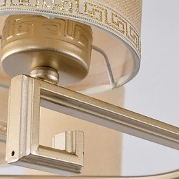 Den kinesiske stil lysekrone jern kobber imiteret luftlamper