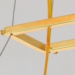 Europæisk glas pendant lys blæserformet kunst lysekrone