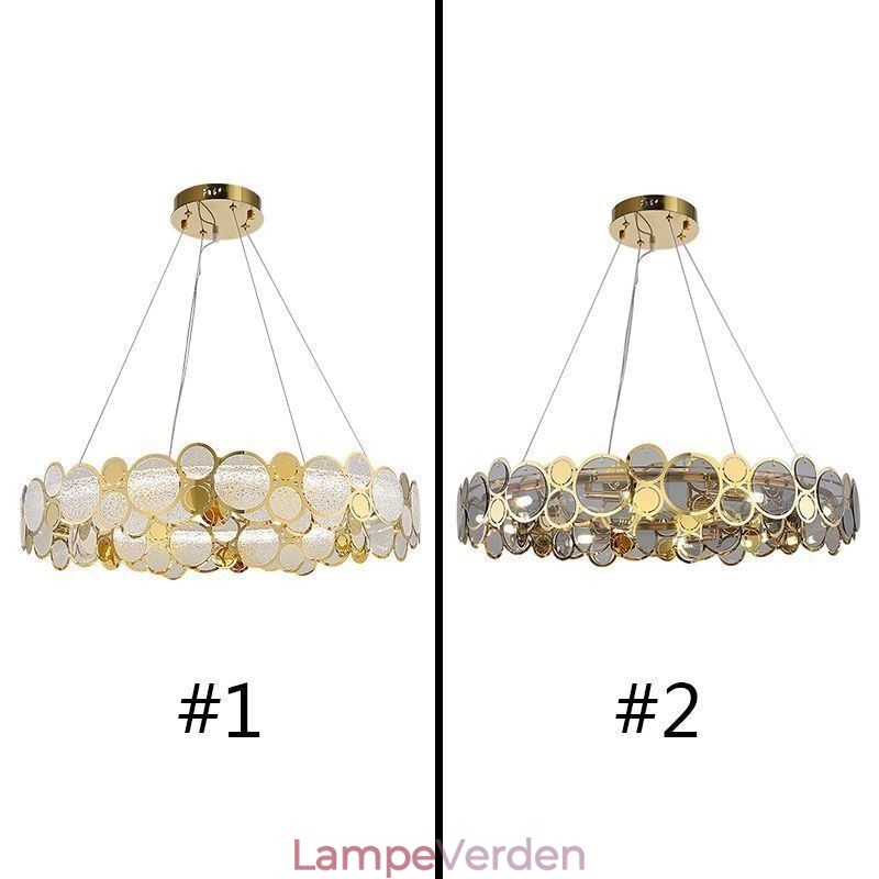 Europæisk glas lysekrone Creative Light Luksus Pendel Light