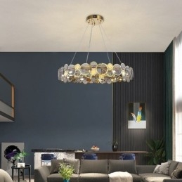 Europæisk glas lysekrone Creative Light Luksus Pendel Light
