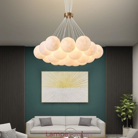 Moon Bubble Lysekrone Moderne 3D Print Bolde Pendel Lampe Moon Bubble Lysekrone Moderne 3D Print Bolde Pendel Lampe