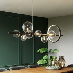Moderne Glas Bubble Pendel Light G9 Bulbs Lysekrone