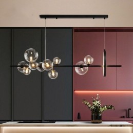 Moderne Glas Bubble Pendel Light G9 Bulbs Lysekrone