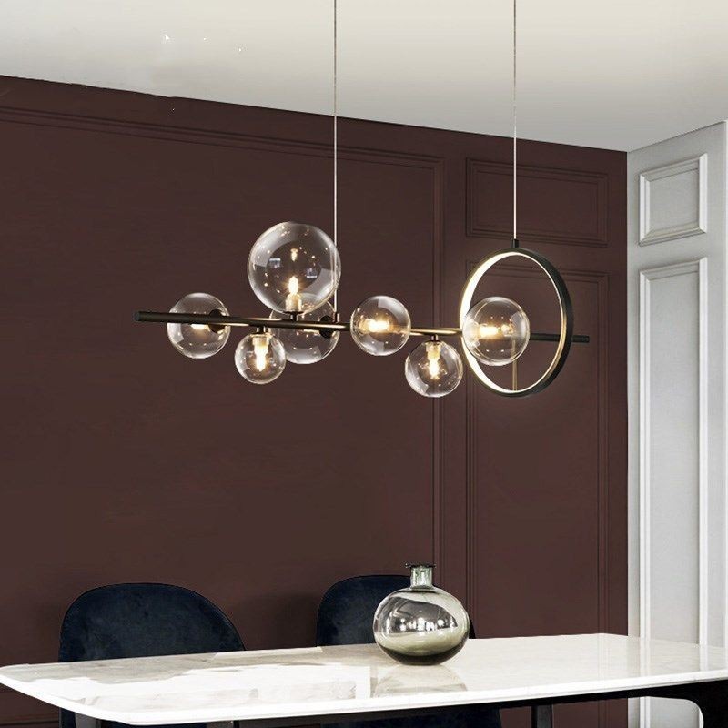 Moderne Glas Bubble Pendel Light G9 Bulbs Lysekrone