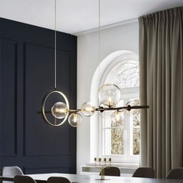 Moderne Glas Bubble Pendel Light G9 Bulbs Lysekrone