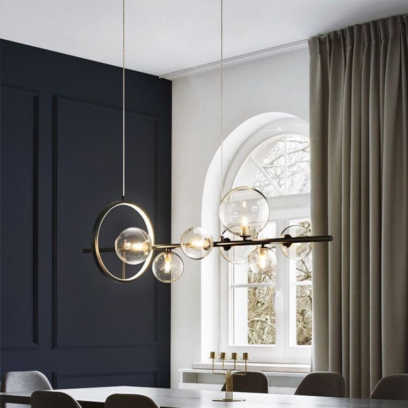 Moderne Glas Bubble Pendel Light G9 Bulbs Lysekrone