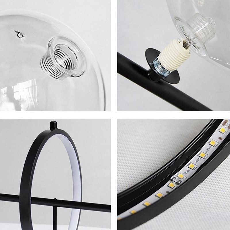 Moderne Glas Bubble Pendel Light G9 Bulbs Lysekrone