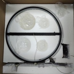 Moderne hængende lys armatur lysekrone glas boble pendel lys