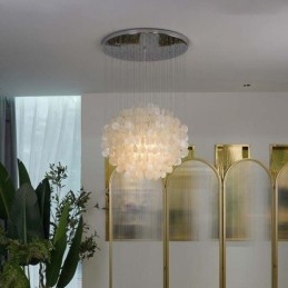 Moderne Shell Pendel Light Moderne hængende loftsbelysning Spisestue