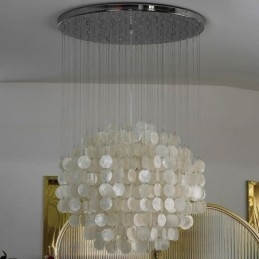 Moderne Shell Pendel Light Moderne hængende loftsbelysning Spisestue