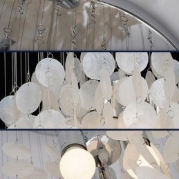 Moderne Shell Pendel Light Moderne hængende loftsbelysning Spisestue