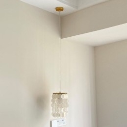 Moderne Capiz Pendel Moderne Mini Hængende Loftsbelysning Spisestue