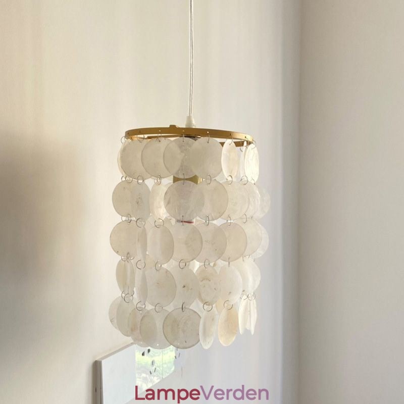 Moderne Capiz Pendel Moderne Mini Hængende Loftsbelysning Spisestue