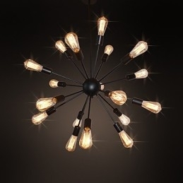 Country Designers antik messing metal lysekrone