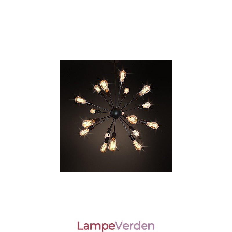 Country Designers antik messing metal lysekrone