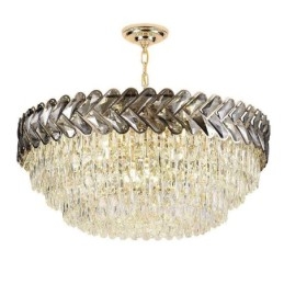 Krystal Pendel Guld Loftslampe