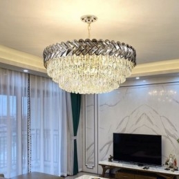 Krystal Pendel Guld Loftslampe