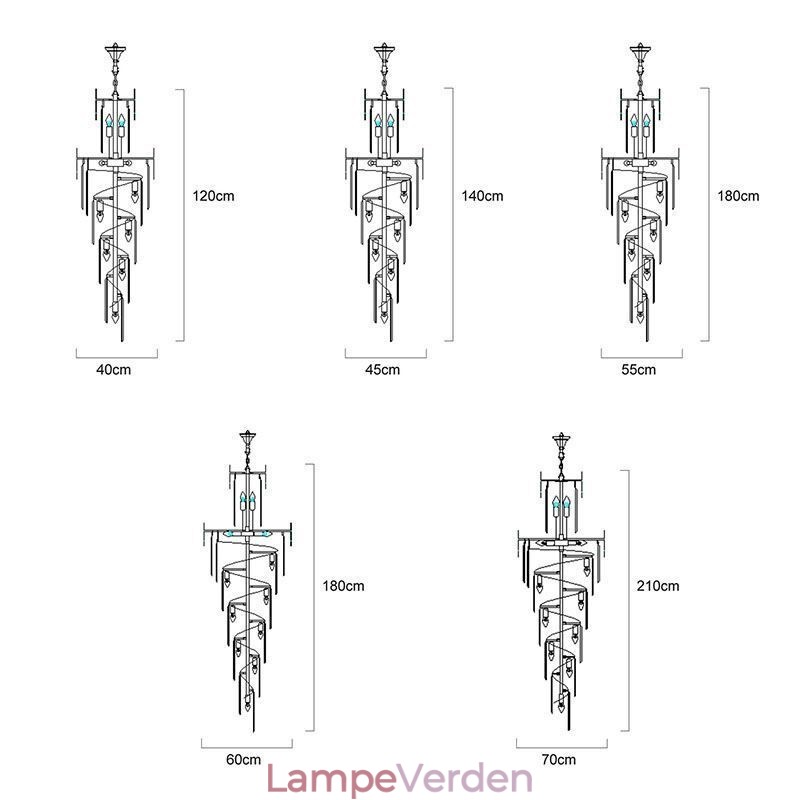 Sparkling Pendel Stor Loftslampe