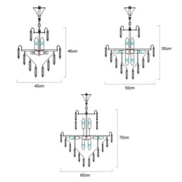Moderne Crystal Pendel Light Moderne Loftslamper Armaturer
