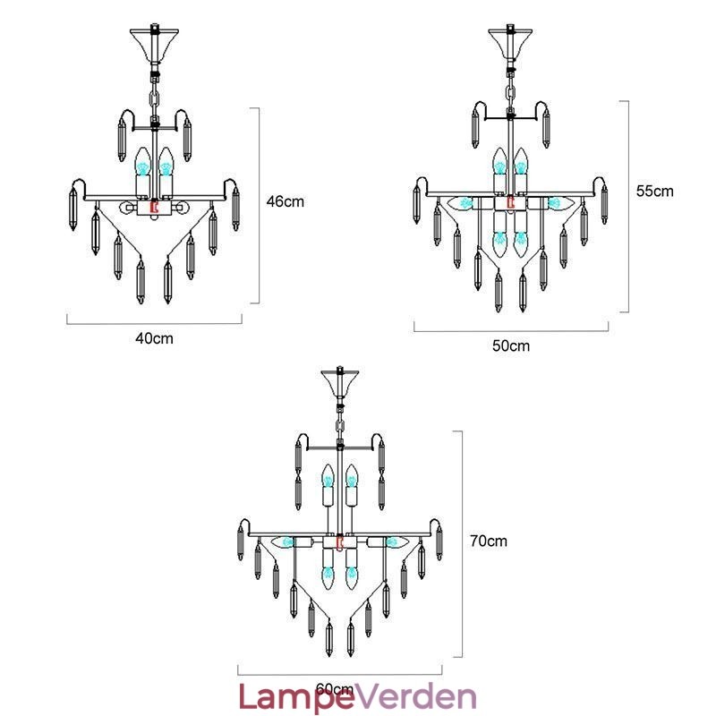 Moderne Crystal Pendel Light Moderne Loftslamper Armaturer