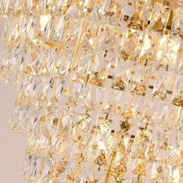 Moderne Krystal Pendel Konisk Loftslampe