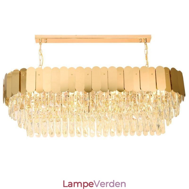 Krystal Pendel Luksus Oval Loftslampe