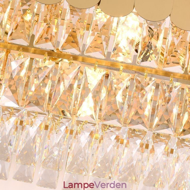 Krystal Pendel Luksus Oval Loftslampe