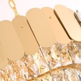 Krystal Pendel Luksus Oval Loftslampe