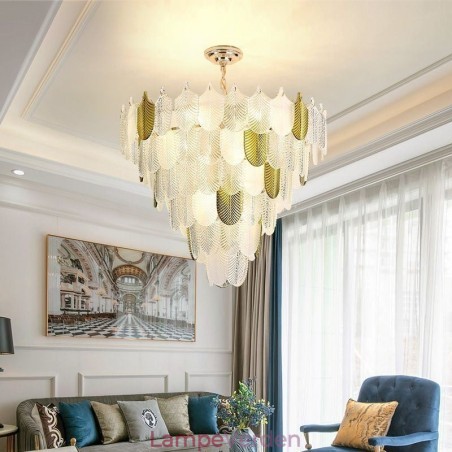 Crystal Elegant Leaf Pendel Light Loft Pendel Light Crystal Elegant Leaf Pendel Light Loft Pendel Light