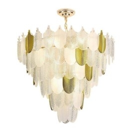 Crystal Elegant Leaf Pendel Light Loft Pendel Light