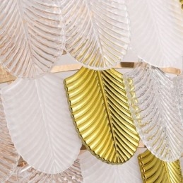 Crystal Elegant Leaf Pendel Light Loft Pendel Light