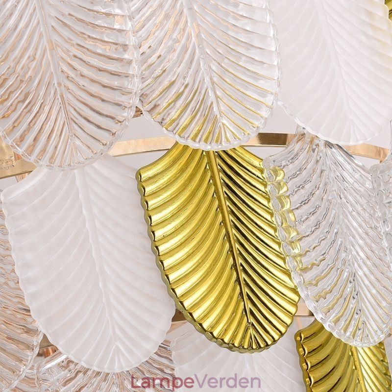 Crystal Elegant Leaf Pendel Light Loft Pendel Light