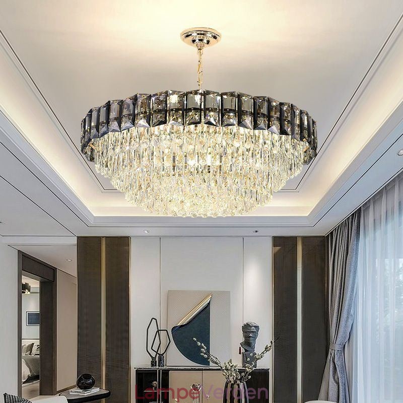 Crystal Pendel Light Moderne Loftslamper Armaturer