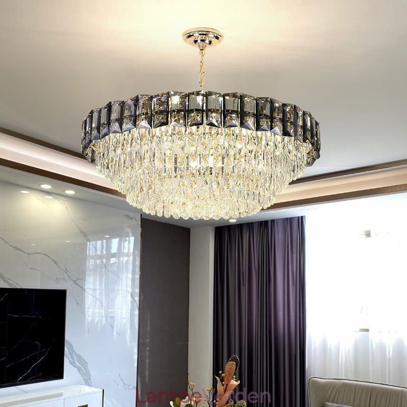 Crystal Pendel Light Moderne Loftslamper Armaturer