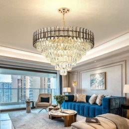 Moderne krystal pendant lys loftsbelysningsarmatur