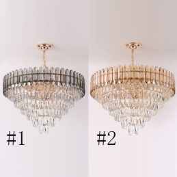 Moderne krystal pendant lys loftsbelysningsarmatur