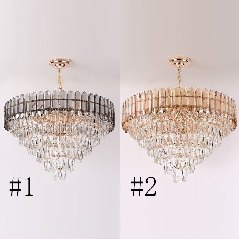 Moderne krystal pendant lys loftsbelysningsarmatur