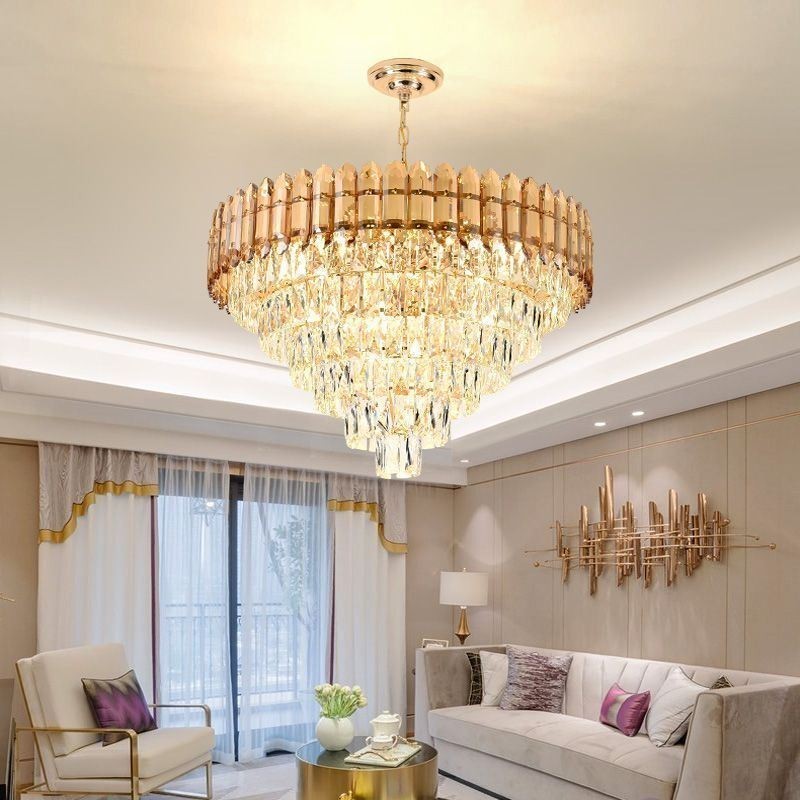 Moderne krystal pendant lys loftsbelysningsarmatur