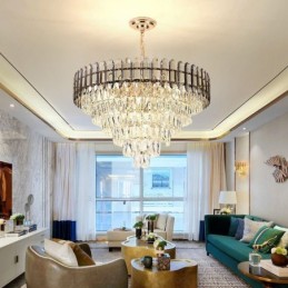 Moderne krystal pendant lys loftsbelysningsarmatur