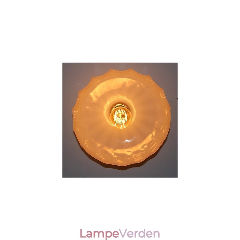 Imiteret Jade Glass Retro 1 Head Lotus Loftslampe